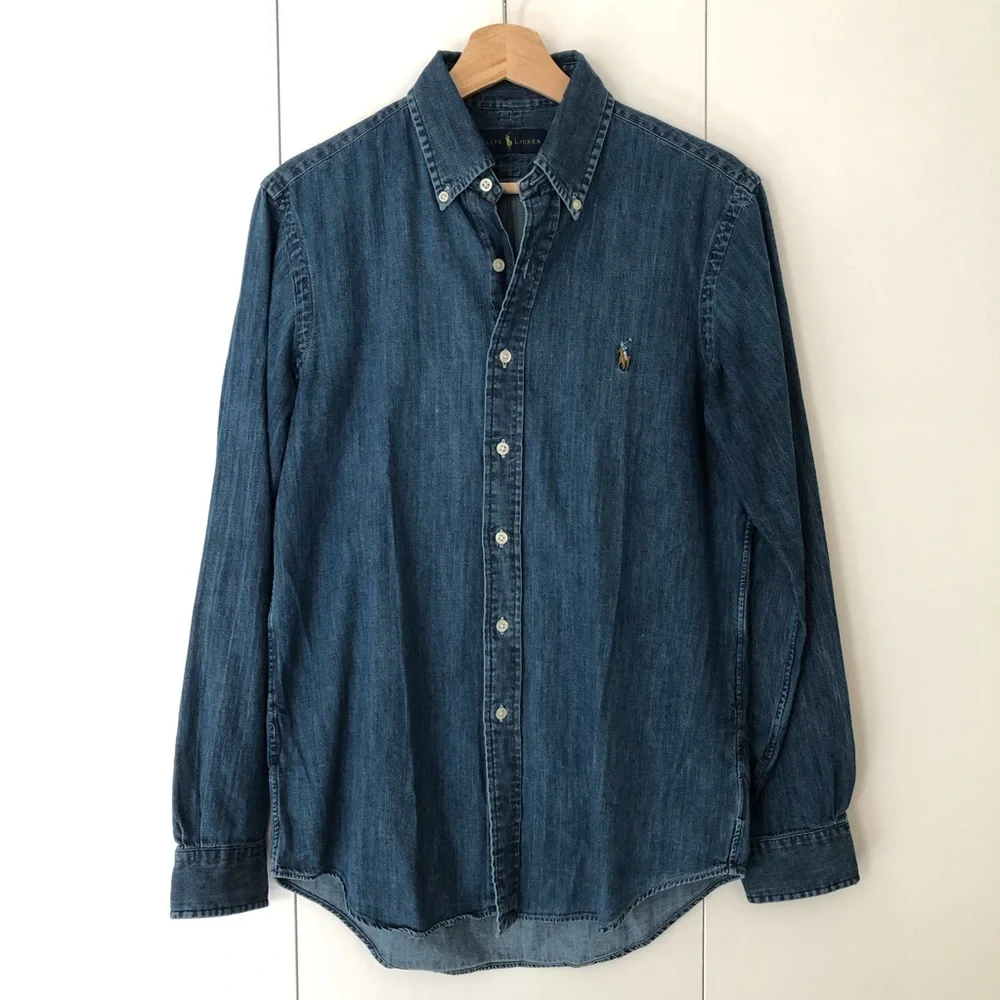 Polo by Ralph Lauren Men's Denim Button-Down Shirt - Blue